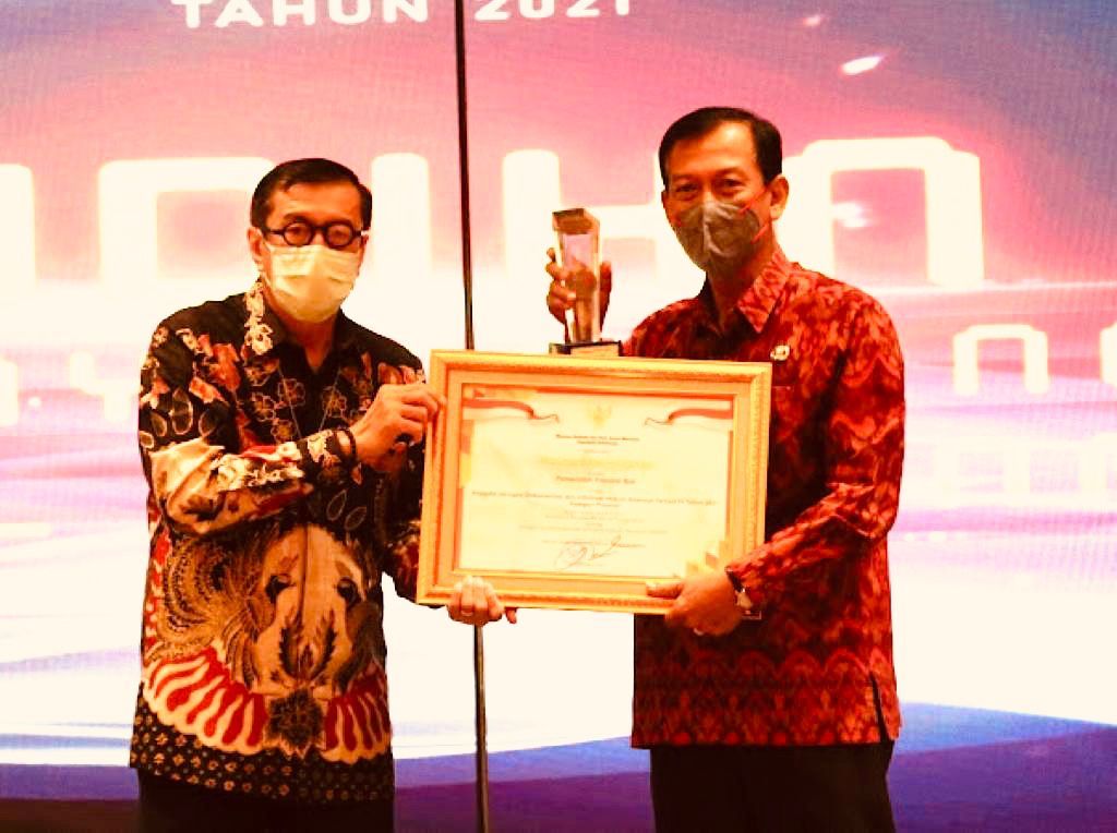 podiumnews.com-Pemprov Bali Raih Predikat Terbaik IV Pengelola JDIHN